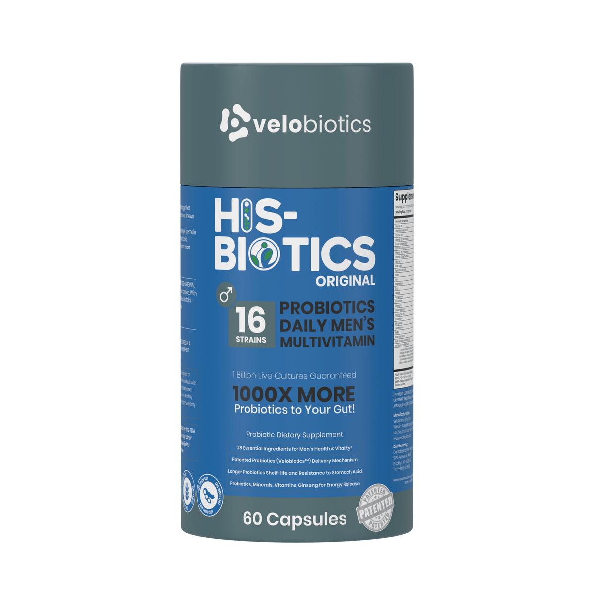 His-Biotics Probiotika ORIGINELE Multivitamien Kapsules (60s) — image 1