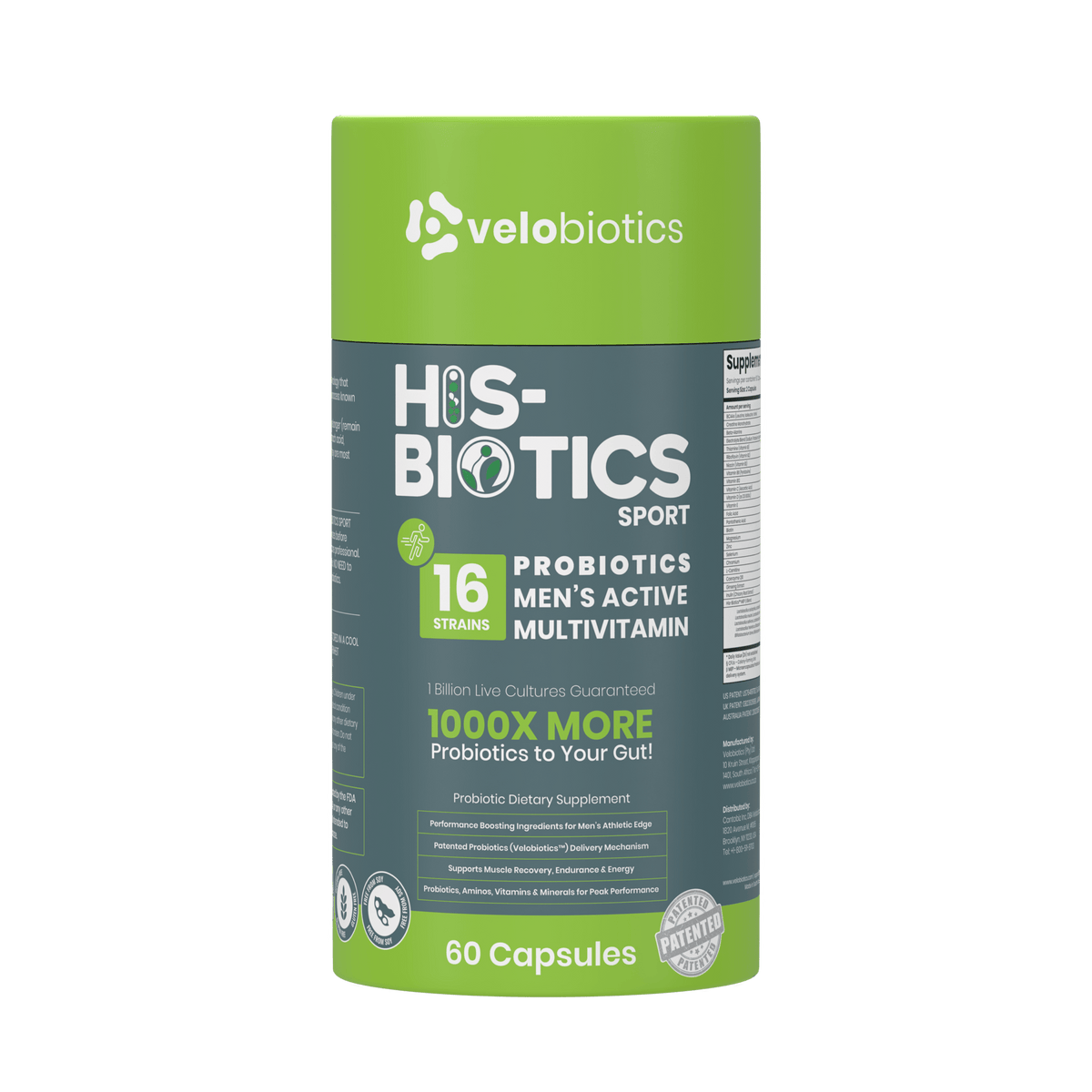His-Biotics Probiotika SPORT Multivitamien Kapsules — image 1