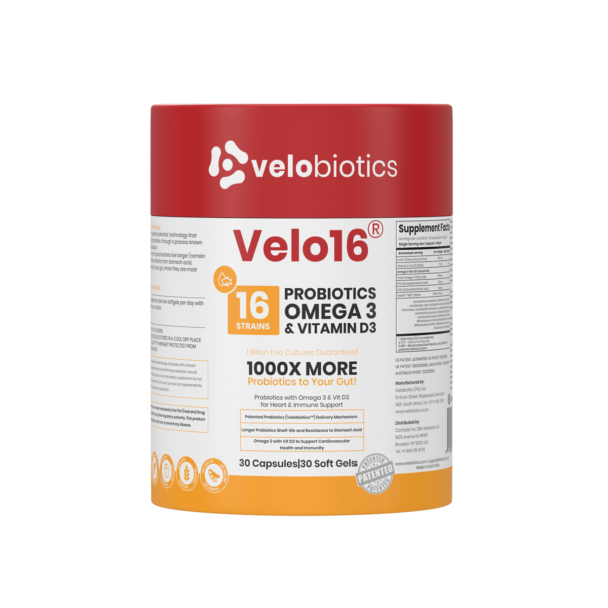 Velo16 Probiotika Omega 3 + Vit D3 — image 1