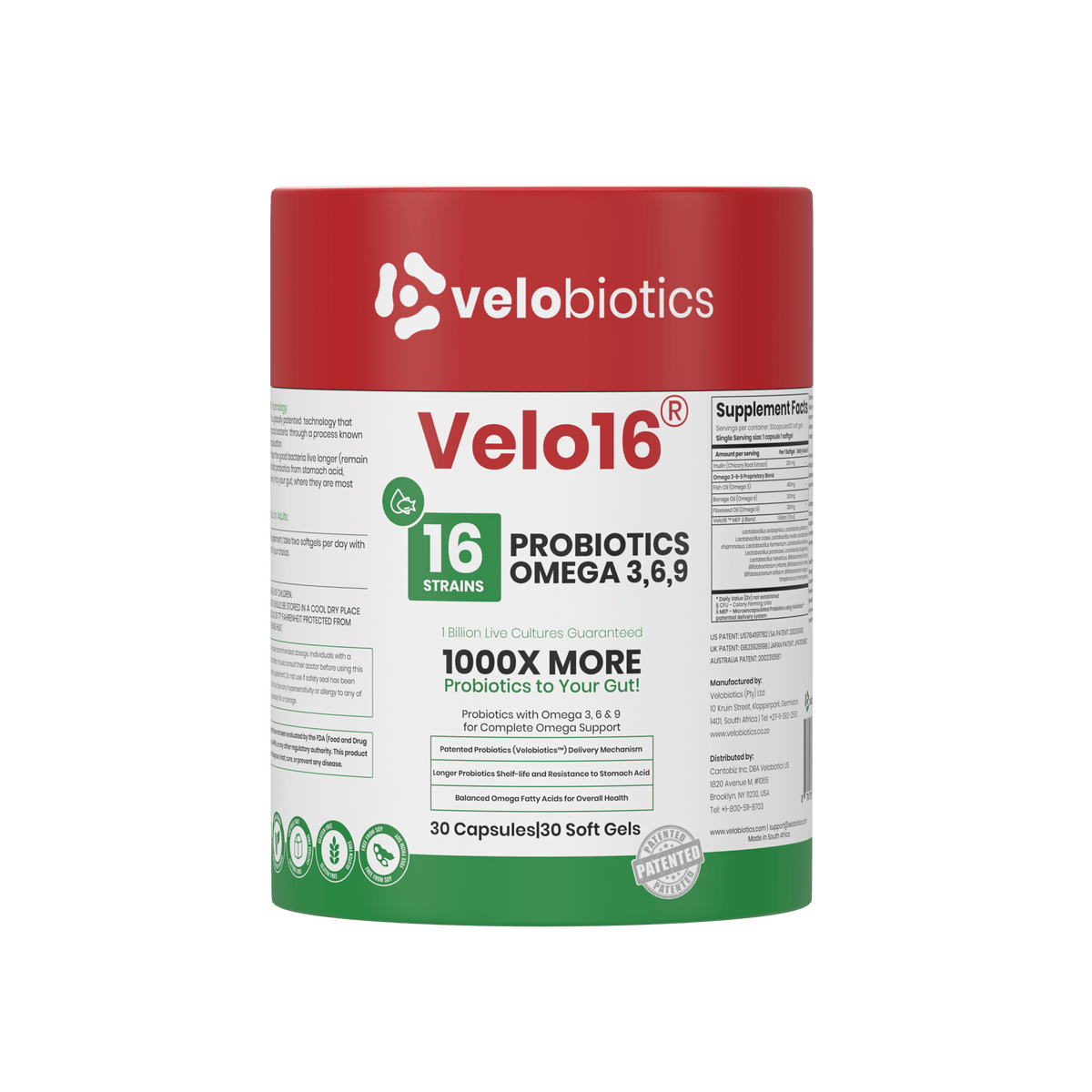 Velo16 Probiotika Omega 3, 6 en 9 — image 1