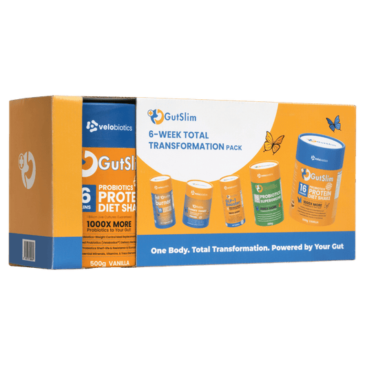 6 - WEEK GUTSLIM TOTAL TRANSFORMATION PACK - Velobiotics