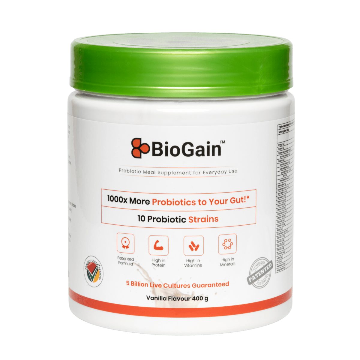 BioGain™ - Probiotika Maaltyd 400g — image 2