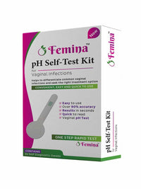 Femina Intimate Reset Kit (Starter Pack) – pH Self - Test + Boric Acid + Probiotic Capsules - Velobiotics